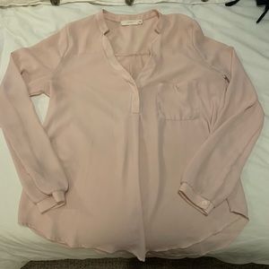 Blush pink blouse